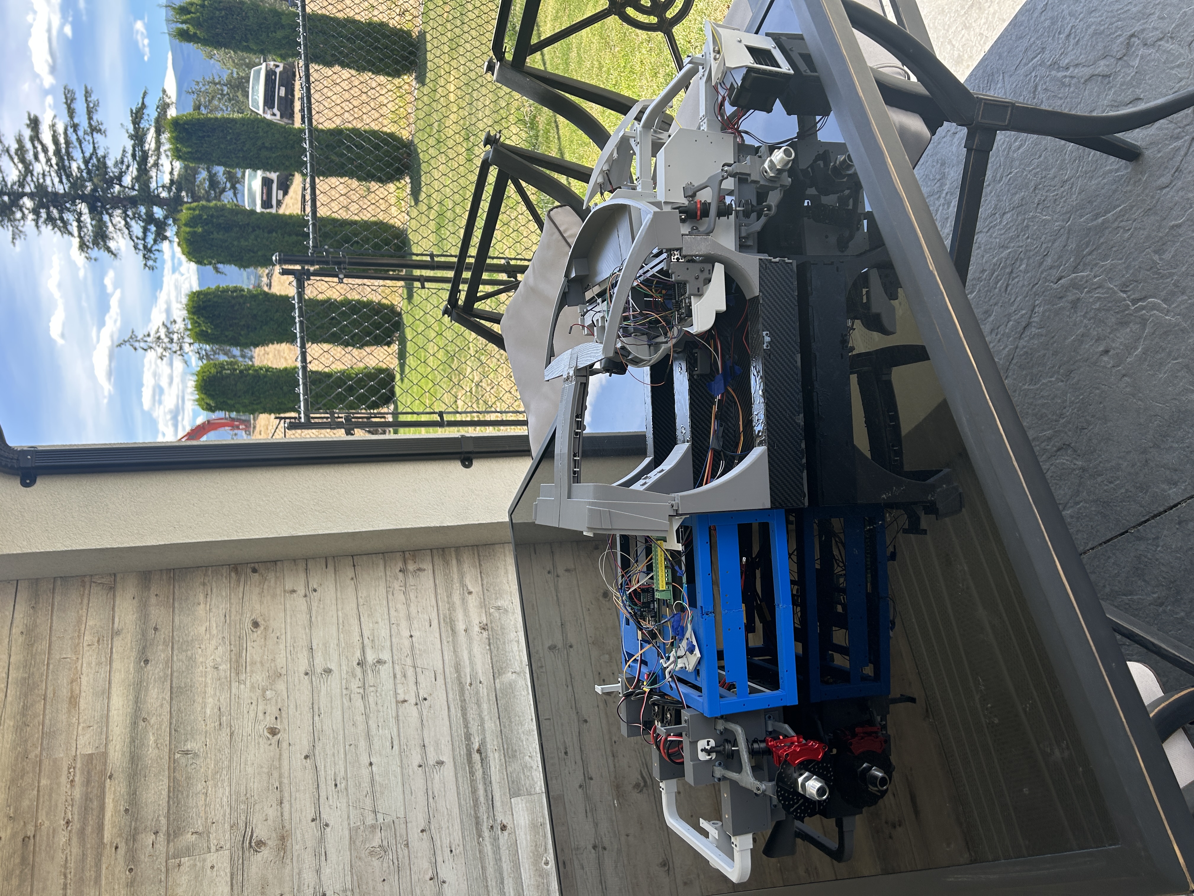 CAT Automotive carbon fiber monocoque chassis prototype