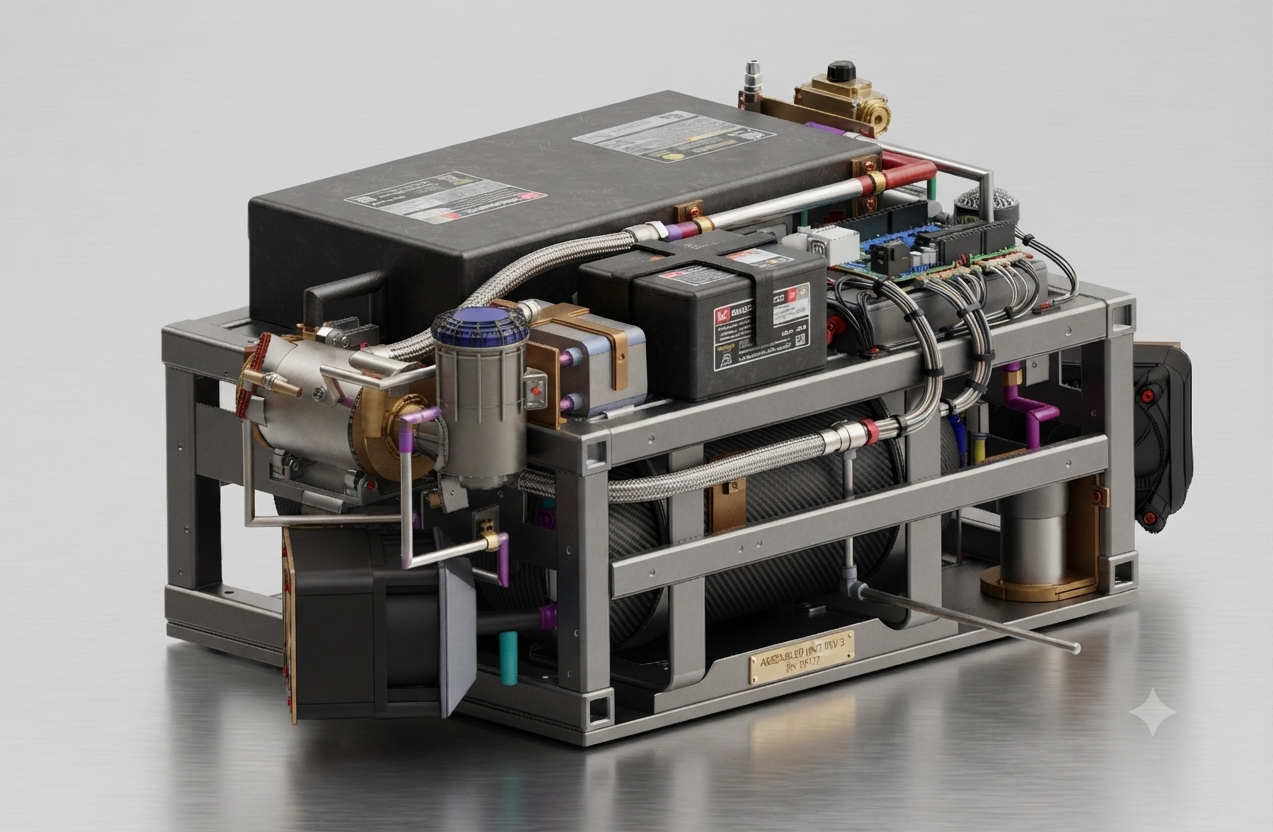 CAT Automotive Hydrogen Powertrain CAD